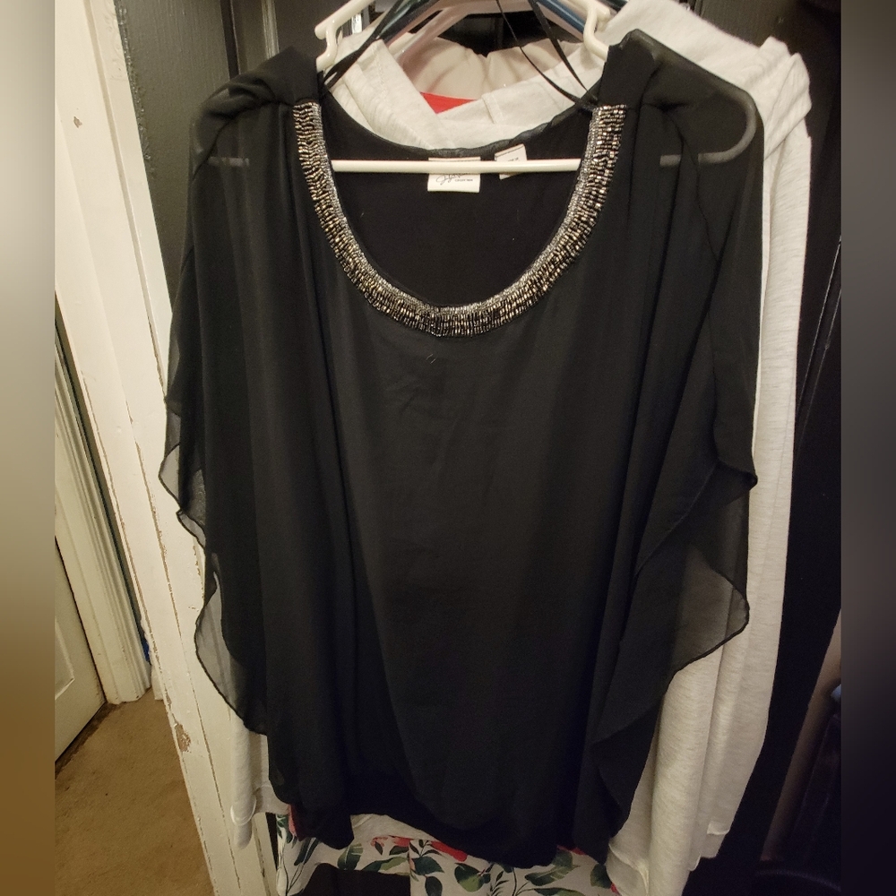 Black Dress Blouse